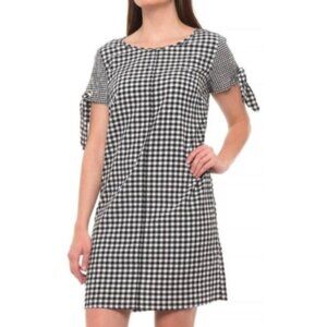 Sharagano Grace Gingham Shift Dress